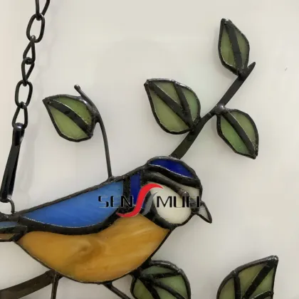 Wholesale Tiffany Style Stained Glass Christmas Decoration Pendants: Custom Handmade Crafts