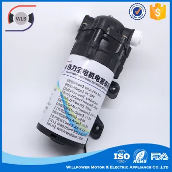 24V DC water pump commercial diaphragm pumps 550ml/min 70psi ro pump