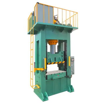 Hydraulic deep drawing press for kitchenware