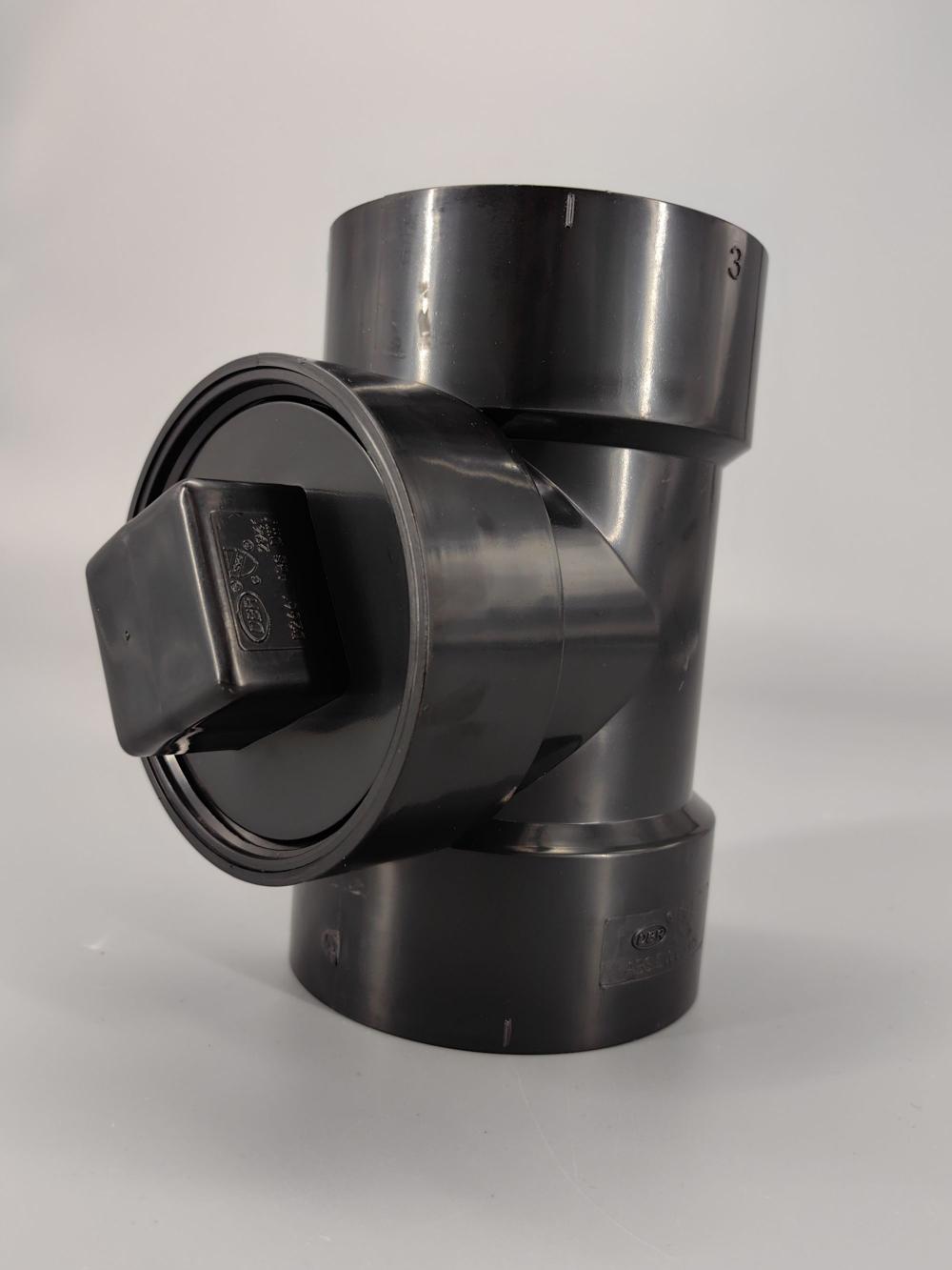 Abs Fittings 3 Inch Cleanout Tee With Plug Hxhxfpt