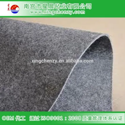 Colorful chemical fiber felt