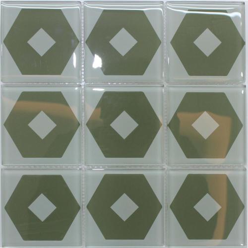 95x95mm Crystal Glass Mosaic