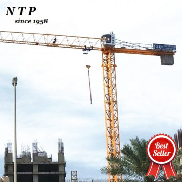 Marchio GuangXi NTP TCT3150,16 T, carico di punta 1,8 t, lunghezza del braccio 80 m autogru a torre prezzo della gru