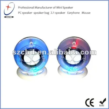 portable 2.0 USB stereo computer speaker system