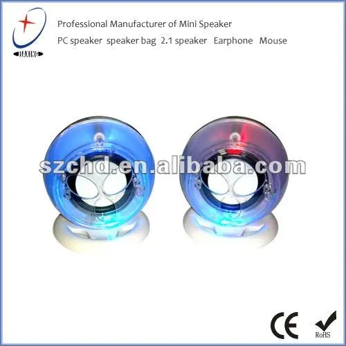 portable 2.0 USB stereo computer speaker system