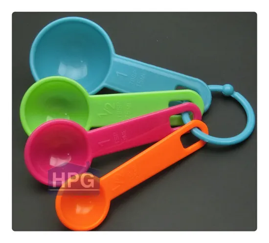 Set of 4 Plastic measuring spoon for promotion