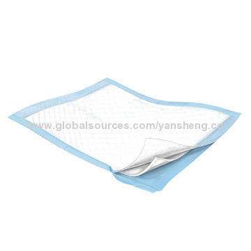 Baby Underpad, PE Film, Tissue Paper US Fluff Pulp, Jan SAP, Nonwoven Surface, OEM/ODM