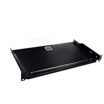 19 Inch Black 1U Rack Mount Cantilever Shelf – Geteknet Network Cabinet Accessory