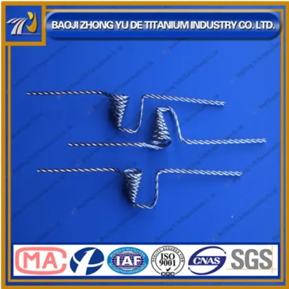 Stranded tungsten wires tungsten heater elements leads