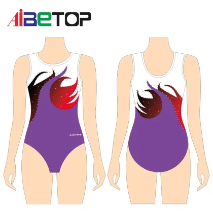 Custom Mystique Rhinestones Sleeveless Gymnastics Leotards