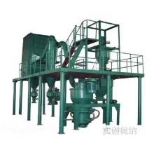 Inert gas-protected jet mill and classifier