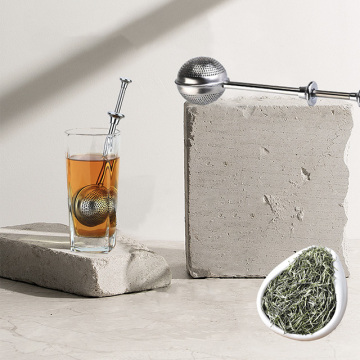 Online Hot Sale Long Handle Stainless Steel Tea Infuser Ball Shaped Tea Strainer