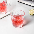 Clear Glass Wine Whiskey Cup Blank Sublimation Glasses