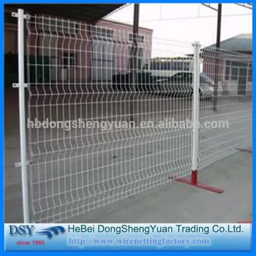 V folded Wire Mesh Fence/3D pvc coated welded wire mesh fence panel