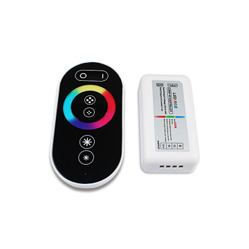6-Key Touch RGB Controller 24V 12Vdc 18A RF Remote Control for LED Strips