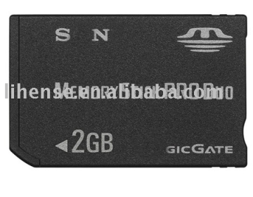 Memory stick pro duo 2GB memory card