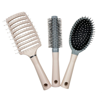 Professional Salon Hair Combs and Brushes Set - ABS Plastic & Bamboo Paddle Hair Brush