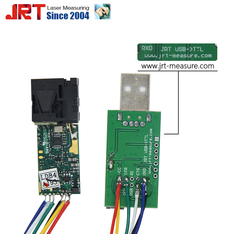 20M Lidar Finder Sender Sender Sensor USB Arduino Robot လက်မောင်း