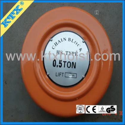 2t/3m Hot selling HSZ manual chain hoists chain pulley blocks manufacturer
