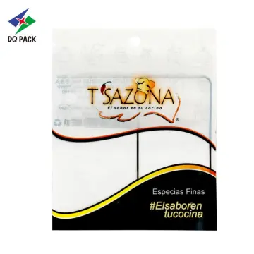 Customized printing three side seal bag with zipper for food