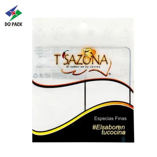 Customized printing three side seal bag with zipper for food
