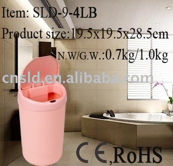 4L Bathroom Mini Trash Cans Touchless Garbage bins