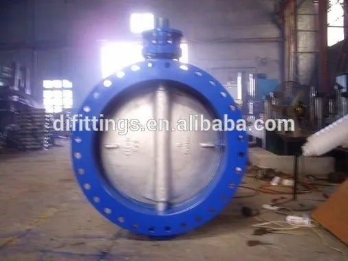 WCB Eccentric flanged butterfly valve