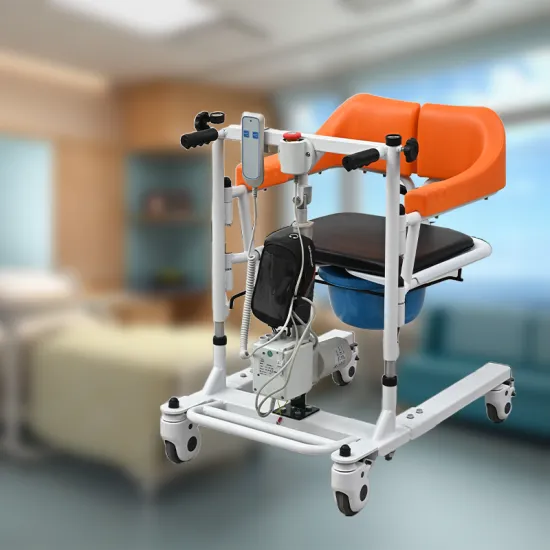 Large Capacity Battery Safety Electric Power Patient Transfer Lift with Bedpan for Paralyzed Use
