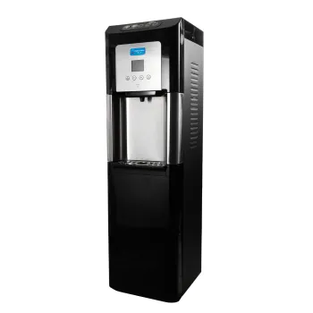 Sparkling Water Cooler: Hot & Cold Water with Ozone Sanitizing & Stainless Steel Panel