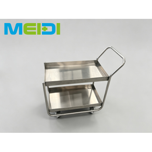 Full Stainless Steel Trolley, Portable Medical Cart, Rust Proof