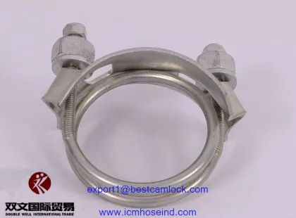 Tiger clamp Spiral double bolts clamp