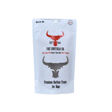 pocket zip recycle plastic beef pouch