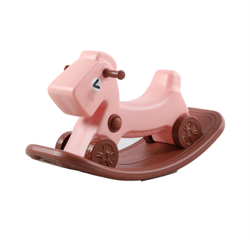 Indoor Plastic Kids Riding Toy: Rocking Horse 2 in 1