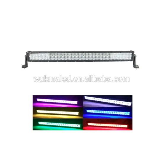 Bluetooth Controlled Color Changing Led Light Bar 42 inch 240W RGB Light bar SUV Multi Color By App Control