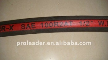 SAE 100R2AT Hydraulic Hose,Hose Pipe ,Hose Reel with Double wire braid hydraulic hose on easy-to-handle reels