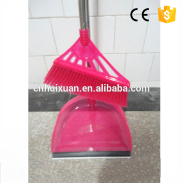 Newest selling good quality broom and dustpan design dust pan with whisk broom