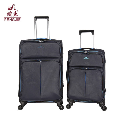 High quality waterproof fabric soft trolley luggage bag