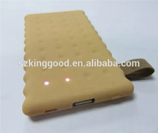 Ultrathin Portable External Battery Charger Cookie Shape Power Bank for Cell Phone
