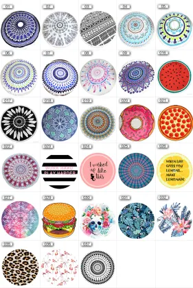 Round Towel Beach XL Palm Tree Beach Towels