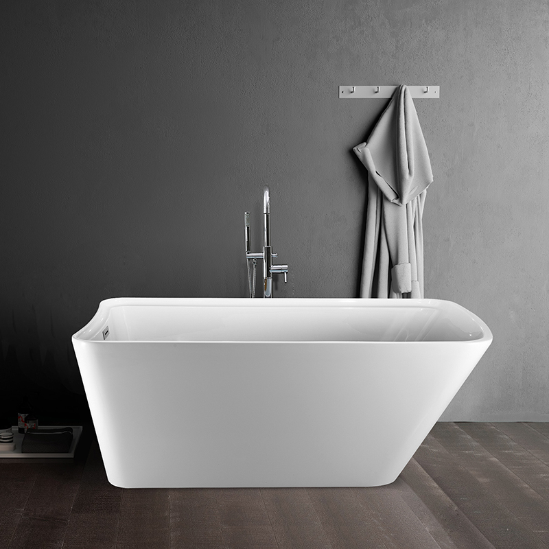 Modern Soaking Acrylic Small Deep Bathtub