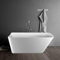 Standing Shower Tub Modern Soaking Acrylic Small Deep Bathtub