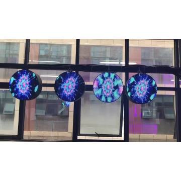 Remote control led circle display small led screen