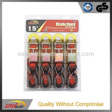 4PK 600KG Mini Ratchet Tie Down