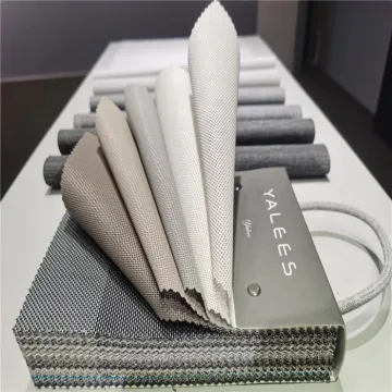 Yalees Eco-friendly Vinyl Coated Polyester Mesh Fabric for Outdoor Use