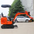 1ton mini excavator lampiran excavator kecil untuk dijual