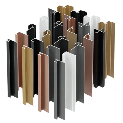 Decor Aluminum Gold Wall Profile Edging Decoration Line