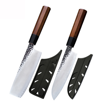 VG10 Damascus Steel 7 นิ้วชุดมีด Santoku Nakiri