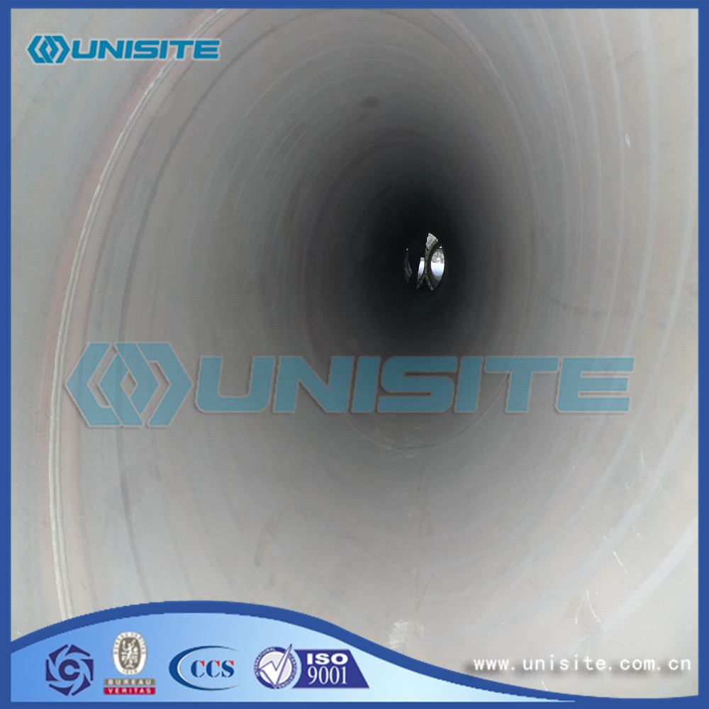 Spiral round large diameter steel pipe