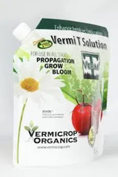 fruit juice packets with nozzle