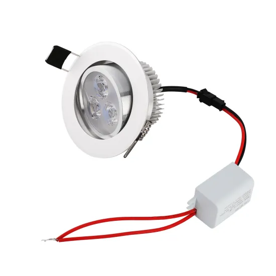 3W Dimmable LED Recessed Ceiling Down Light for Home and Hotel (Cool-Warm-Natural White, AC 220V/230V + Driver)